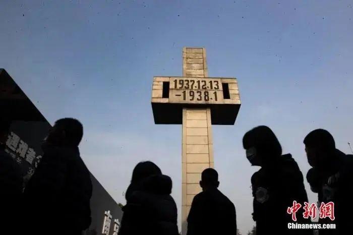 图为侵华日军南京大屠杀遇难同胞纪念馆纪念碑。 泱波 摄